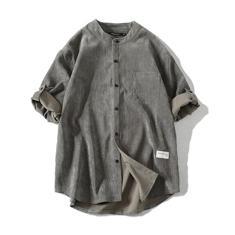 Men's Vintage Korean Corduroy Shirt Jacket