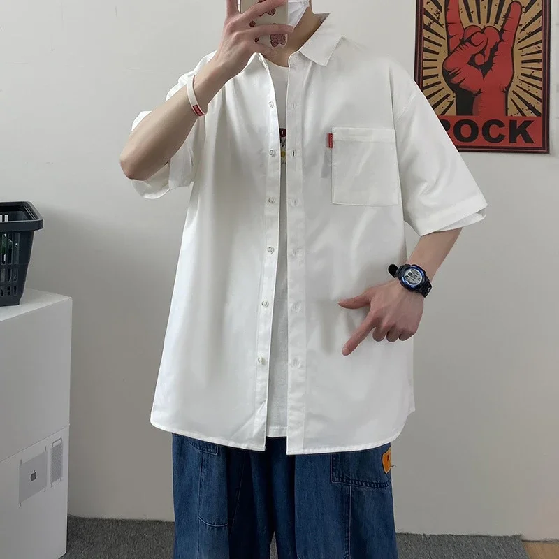 Men's Oversized Summer Short Sleeve Shirt