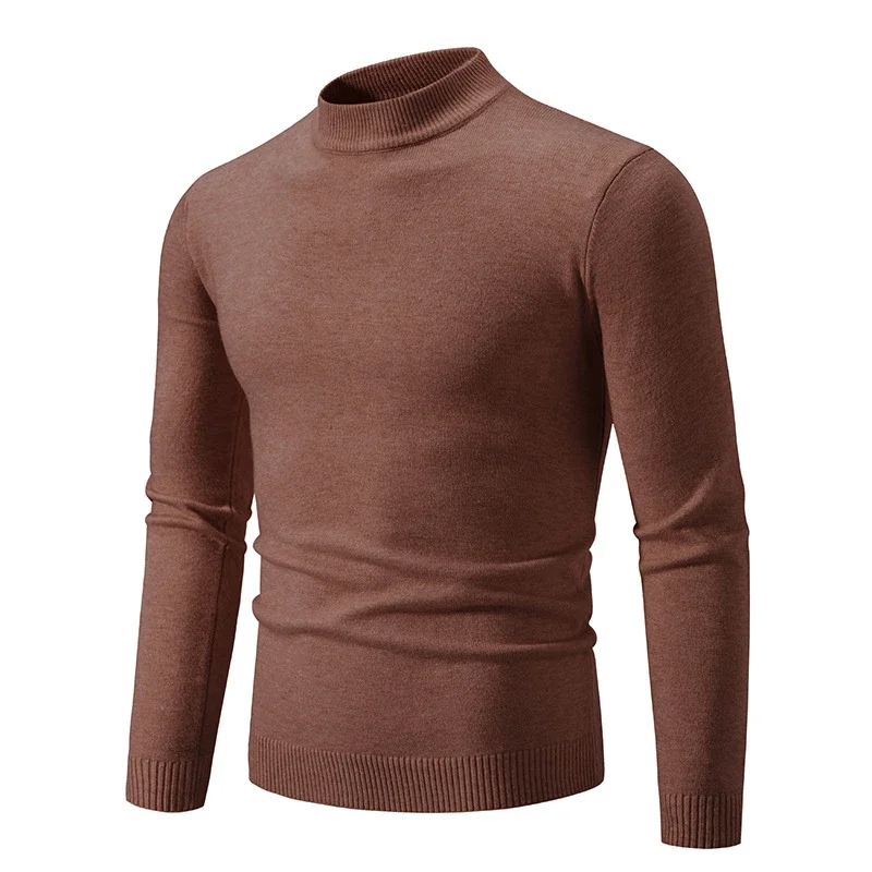 Men's Slim Fit Mock Neck Sweater