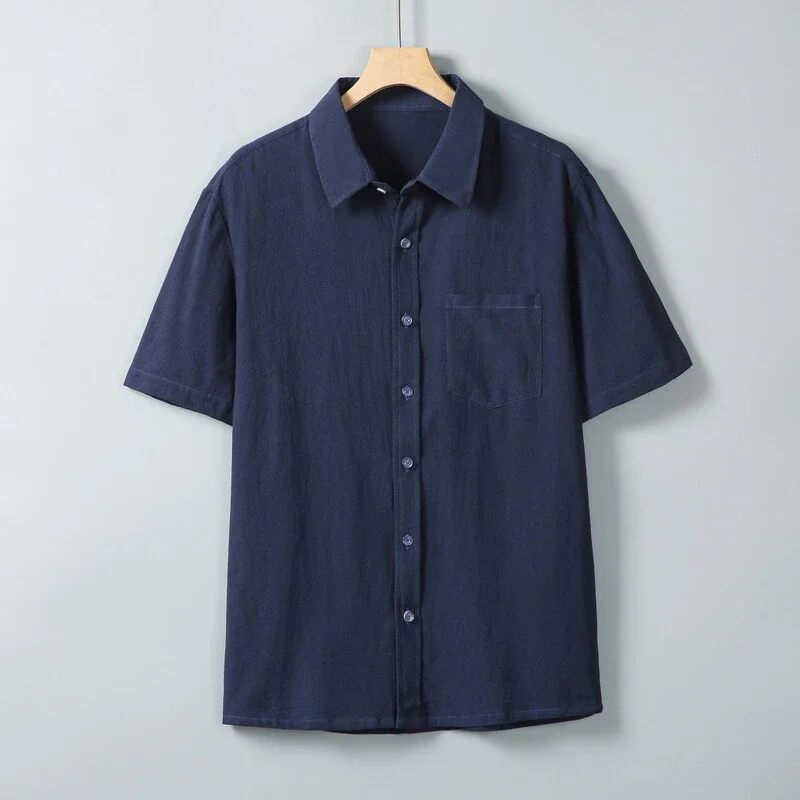 Men's Chinese Summer Short-Sleeve Shirt
