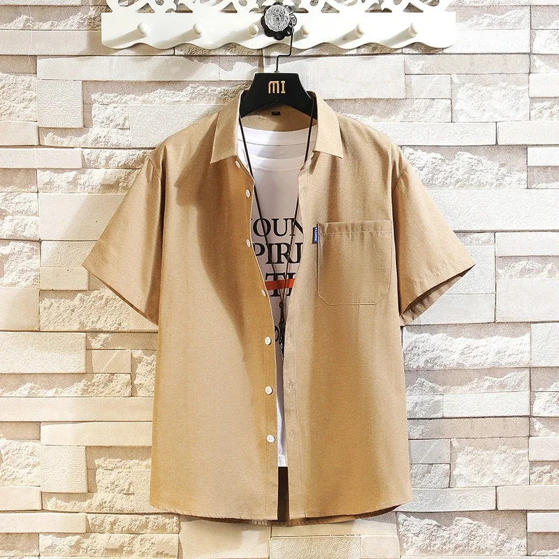 Men's Solid Oxford Short Sleeve Shirt