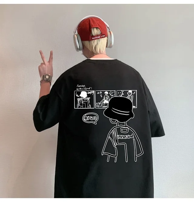2025 Men's Heavyweight Cotton T-shirt Detail