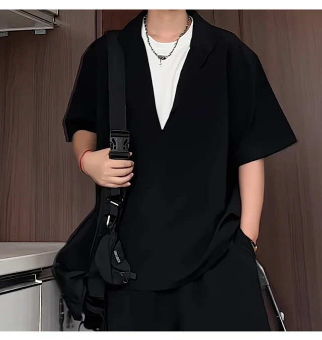 Men's Summer Old Money Mock Polo Detail