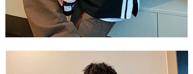 Spring/Fall Men's Slim Fit Cardigan Detail