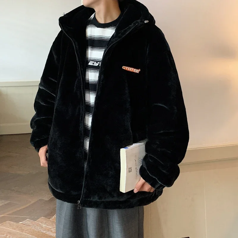 Men's Winter Sherpa Fleece Oversized Coat