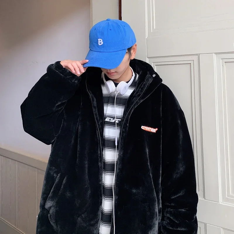 Men's Winter Sherpa Fleece Oversized Coat