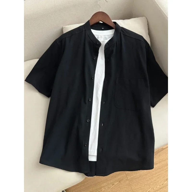 Men's New Chinese Bamboo Cotton Shirt