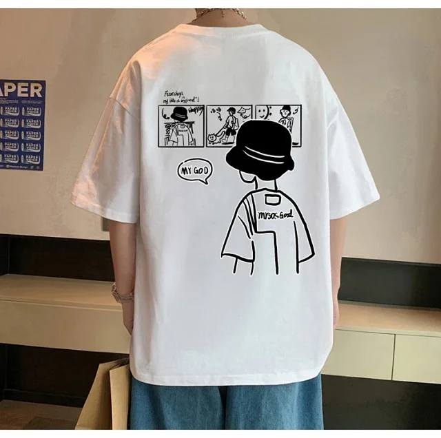 2025 Men's Heavyweight Cotton T-shirt Detail