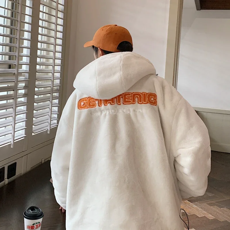 Men's Winter Sherpa Fleece Oversized Coat