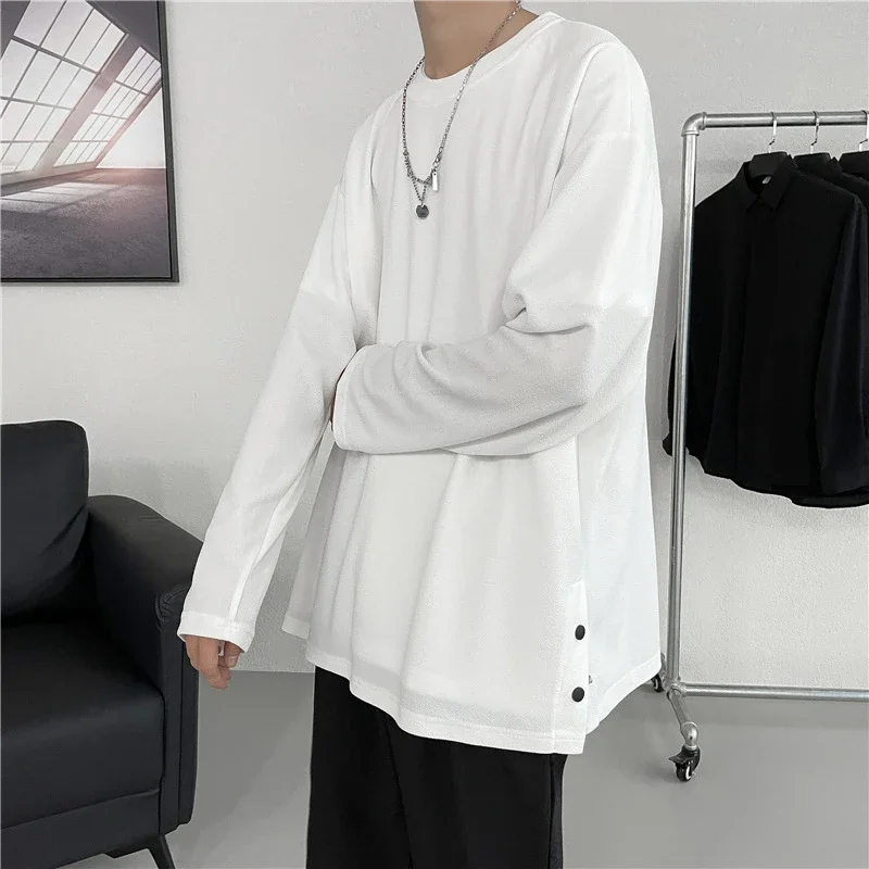 Men's HK Style Button-Down Long-Sleeve Tee
