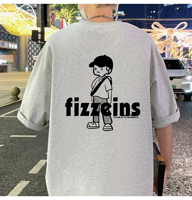 Men's Summer 2025 Casual Loose Tee Detail
