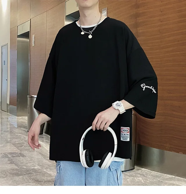 2025 Men's Cotton Short Sleeve T-Shirt Detail