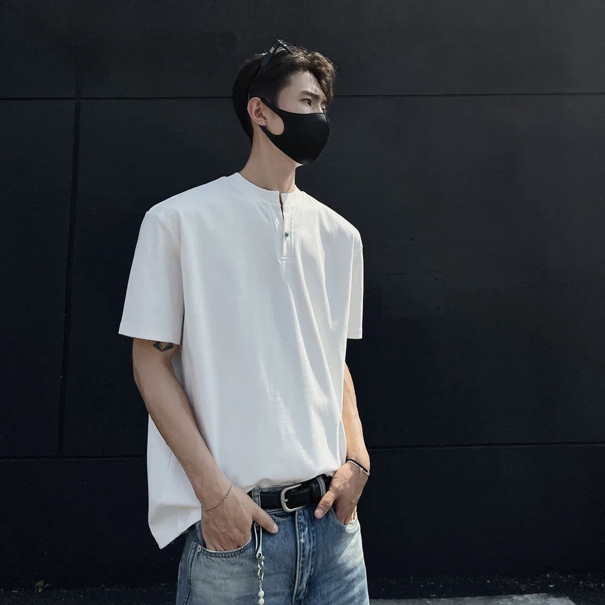 Men's Vintage Henley Short-Sleeve T-Shirt