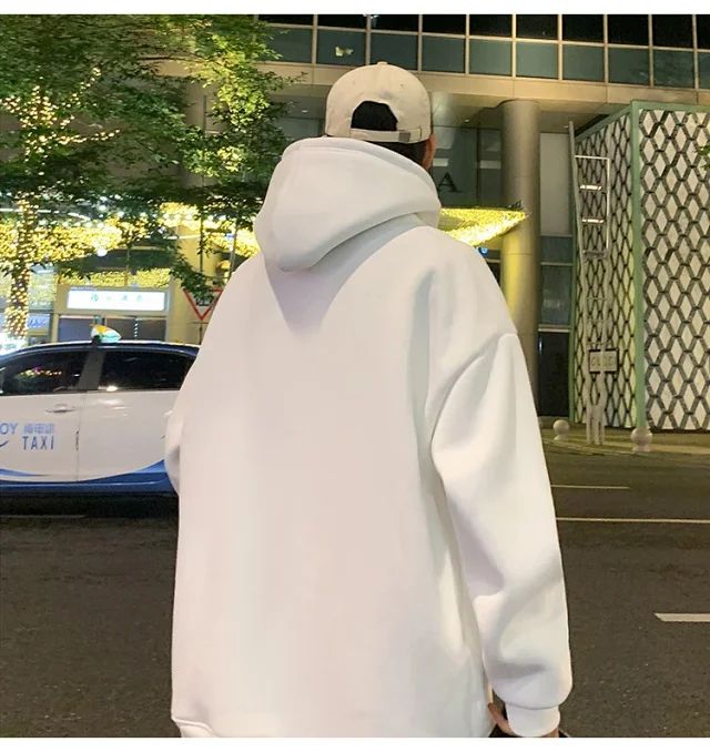 Men's Cotton Hoodie Cartoon Youth Loose Detail