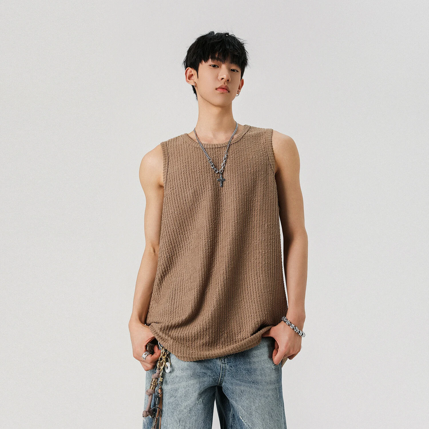 Men's Relaxed Street Sleeveless Vest