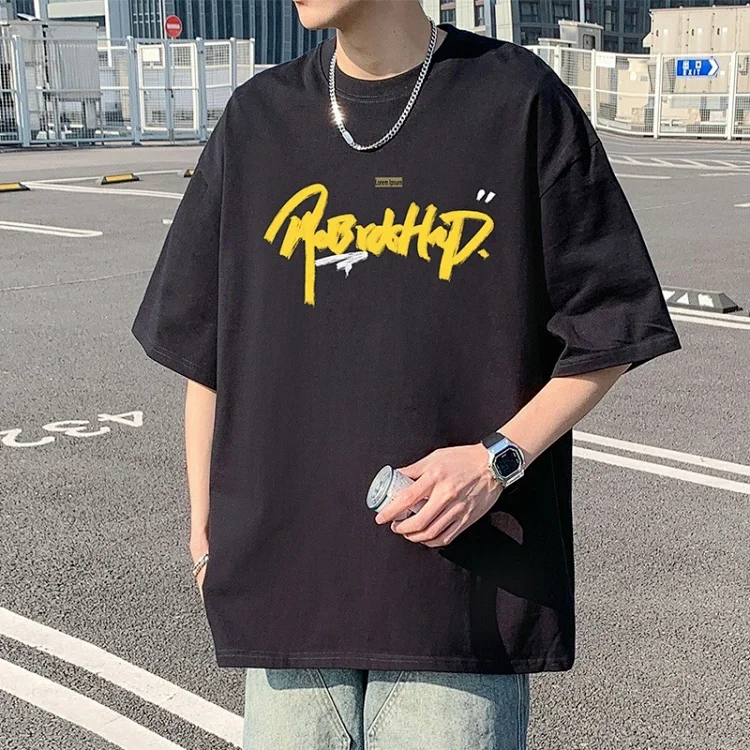 Men's Summer Graphic Oversize Cotton Tee