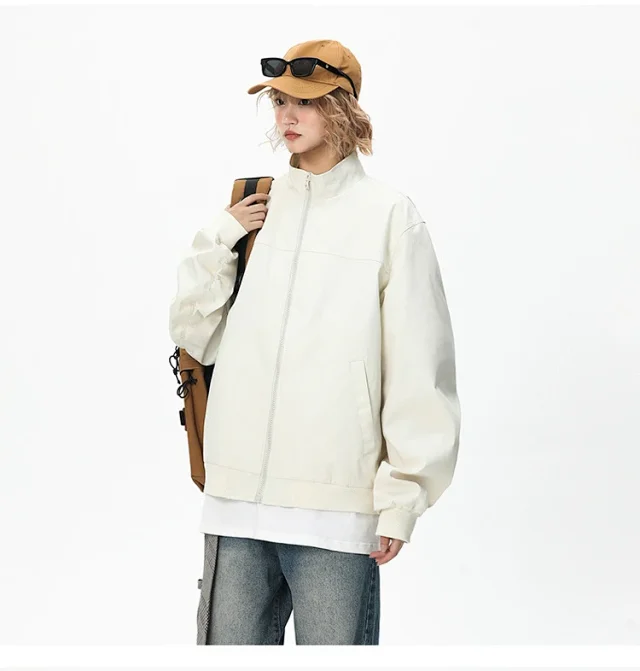 Men's Retro American Bomber Jacket Detail