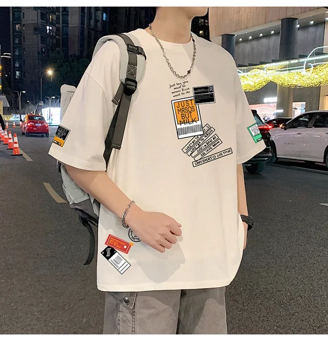 Men's Heavyweight Cotton Soft Short-Sleeve Tee Detail