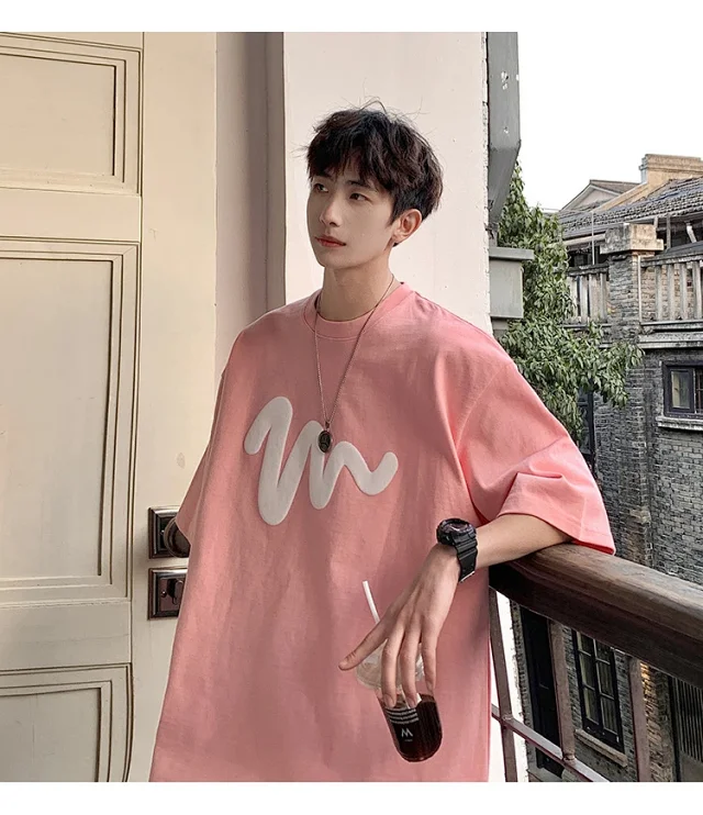 Oversized Men's Graphic Cotton Tee 2025 Detail