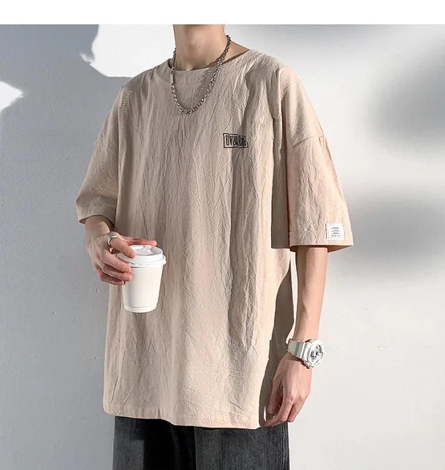 Japanese Men's Plus Size T-Shirt Detail