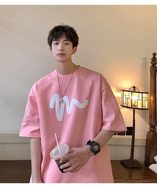 Oversized Men's Graphic Cotton Tee 2025 Detail
