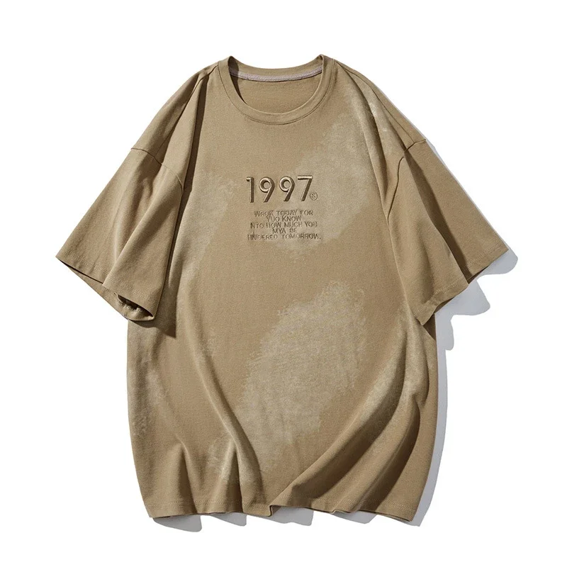 Men's Vintage HipHop Heavyweight Cotton Tee