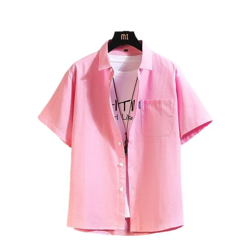 Men's Solid Oxford Short Sleeve Shirt