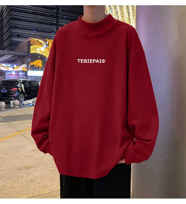 Men's Fleece Mock Neck Base Layer Detail