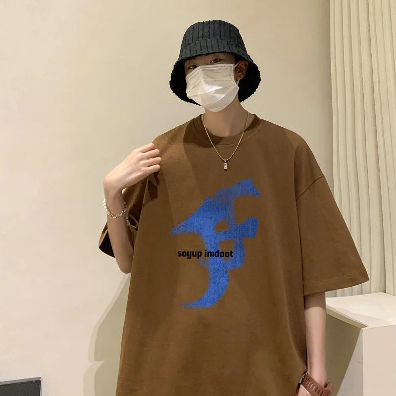 Men's Loose Graphic Print T-Shirt