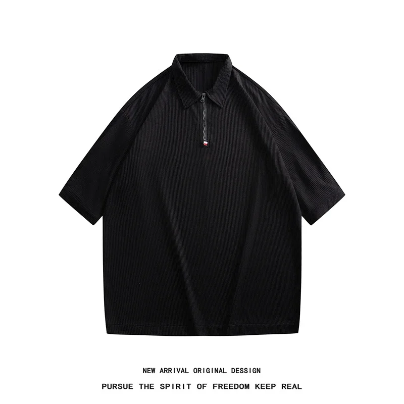 Men's Retro Quick-Dry Half-Zip Polo