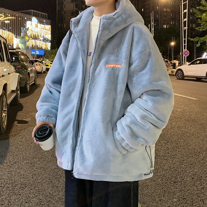 Men's Winter Sherpa Fleece Oversized Coat
