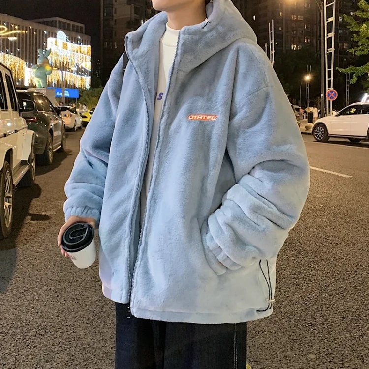Men's Winter Sherpa Fleece Oversized Coat