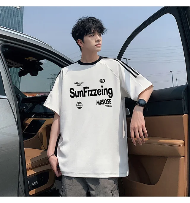 Men's 2025 Summer Breathable Casual Tee Detail