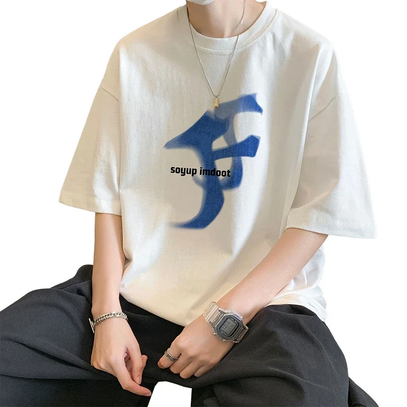 Men's Loose Graphic Print T-Shirt