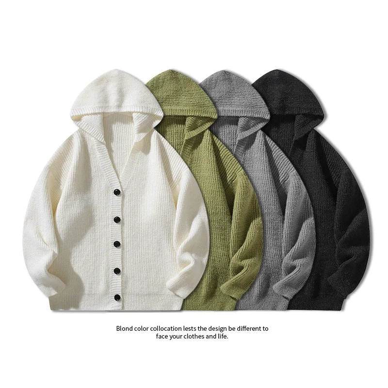 Men's Retro Knit Cardigan