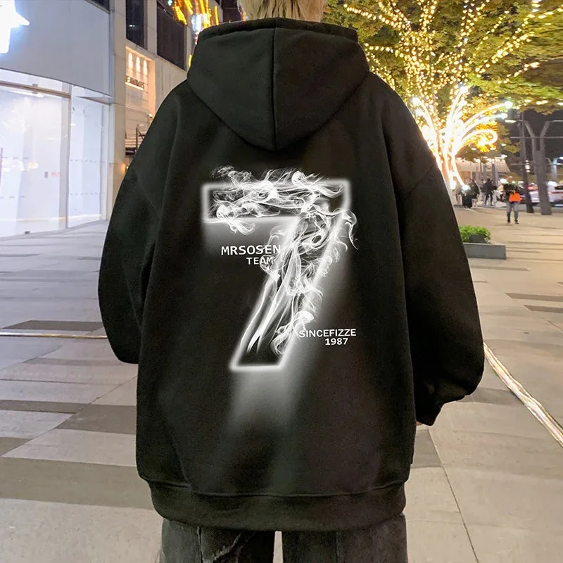 Men's Cotton Oversized Hoodie HK Style