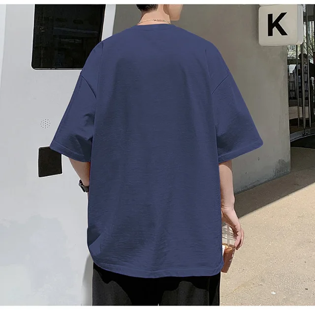 2025 Men's Bear Print Heavyweight Cotton T-shirt Detail