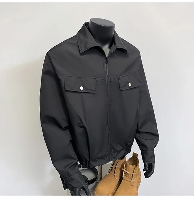 Starry Sky Men's Edgy Flight Jacket Detail