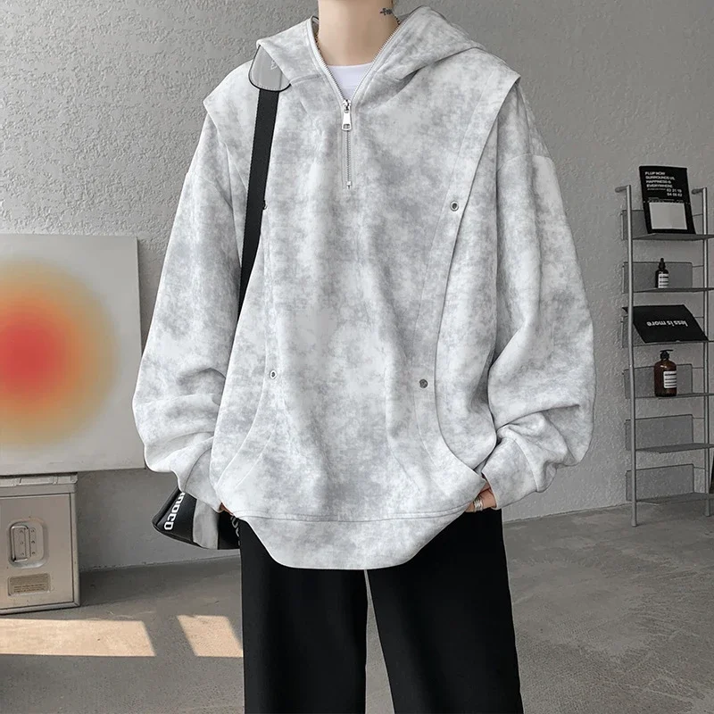 Heavy Tie-Dye Hoodie for Men