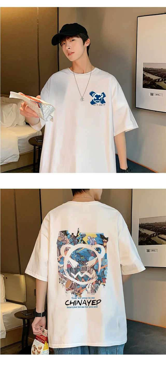 Devil Smile T-shirt Summer Detail
