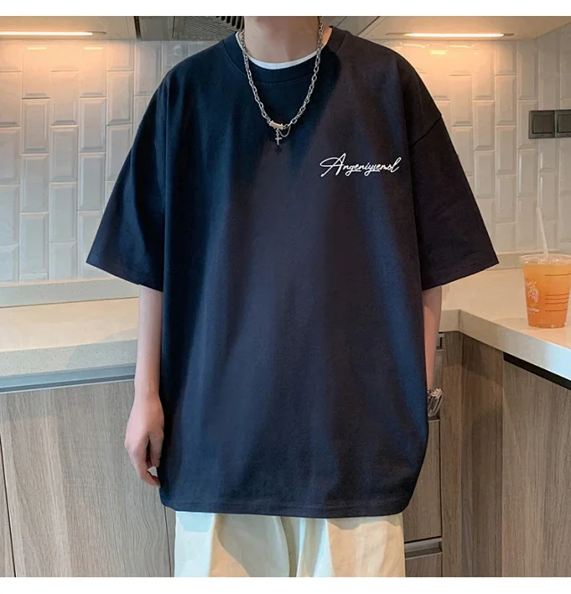 Men's Heavyweight Cotton Foam Print Tee Detail