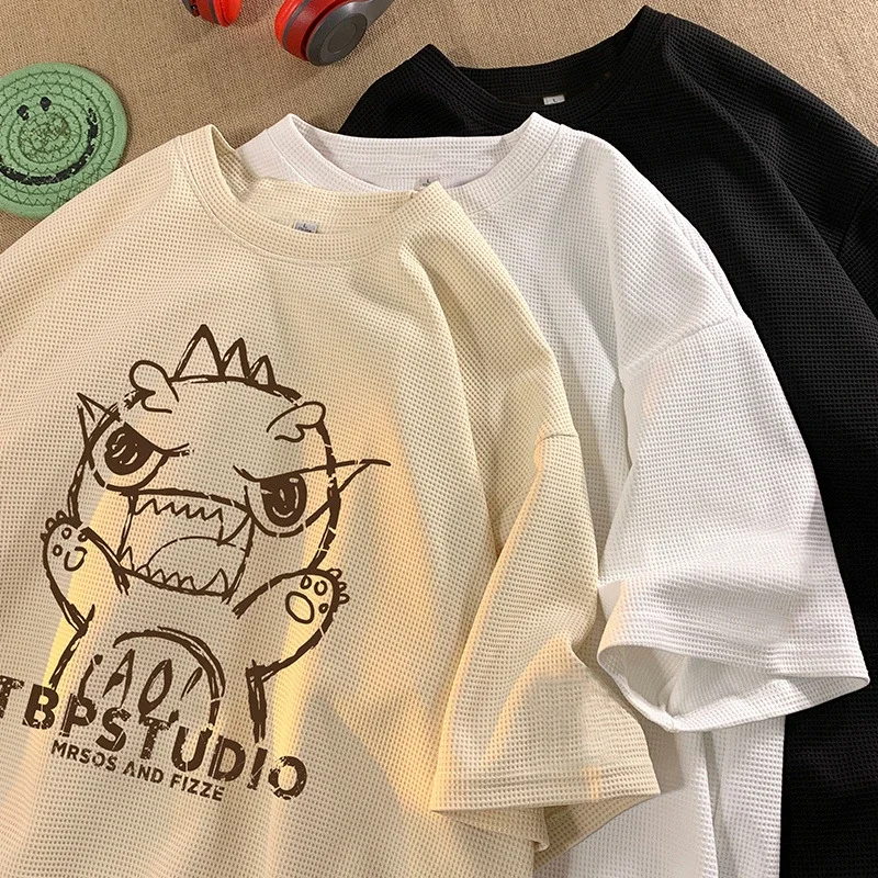 Men's Short Sleeve Dino Waffle Tee