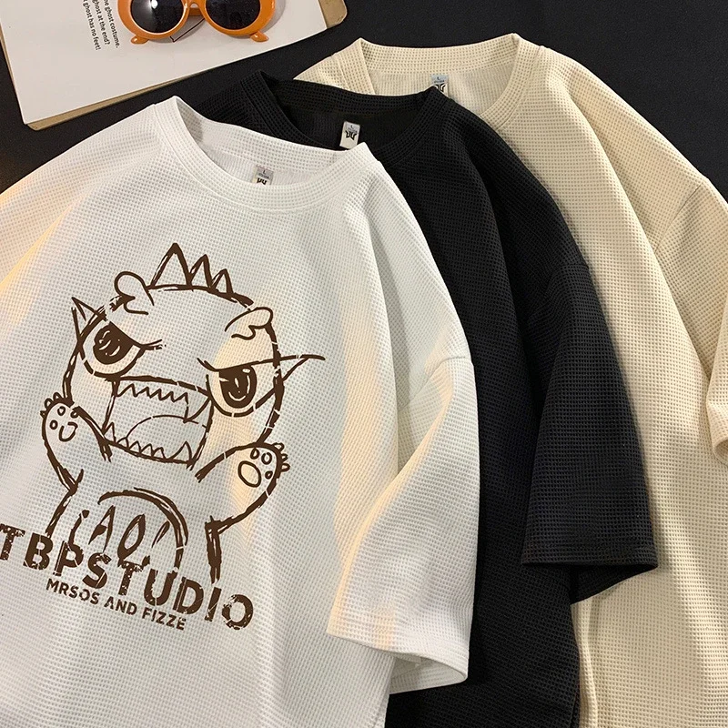 Men's Short Sleeve Dino Waffle Tee