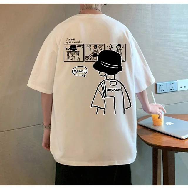 2025 Men's Heavyweight Cotton T-shirt Detail