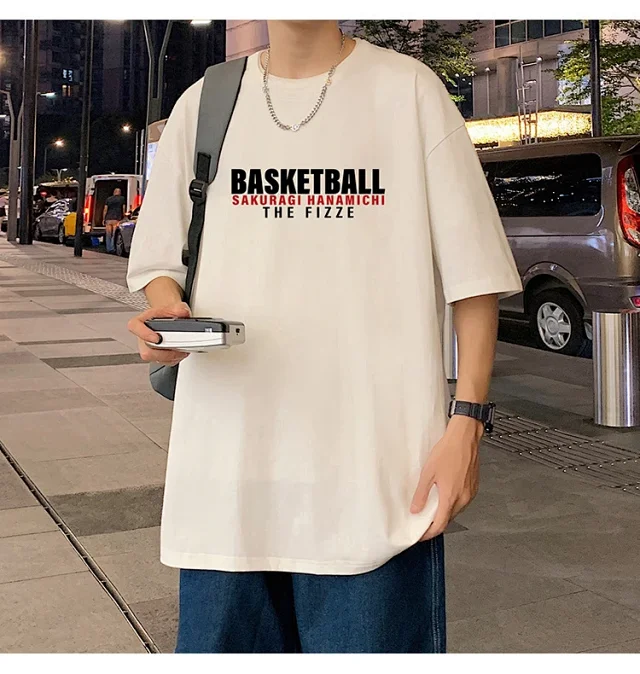Slam Dunk Men's Cotton T-Shirt Detail