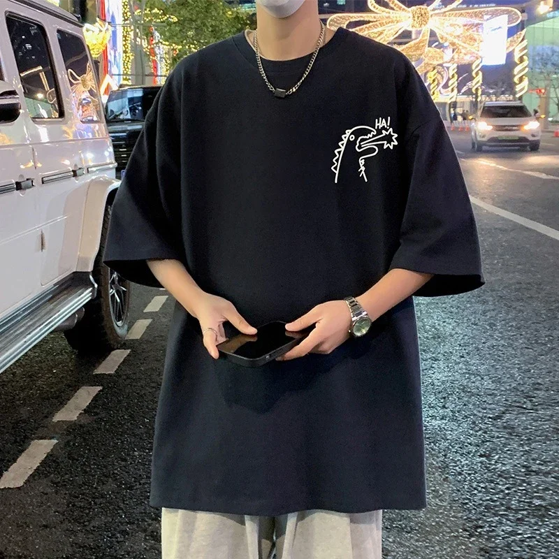 2025 Summer Men's Cotton Oversized T-Shirt