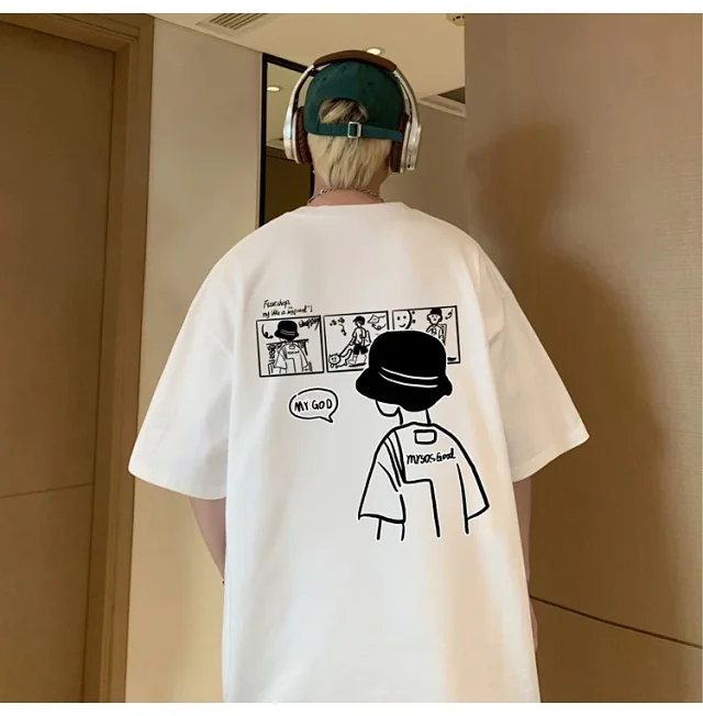 2025 Men's Heavyweight Cotton T-shirt Detail