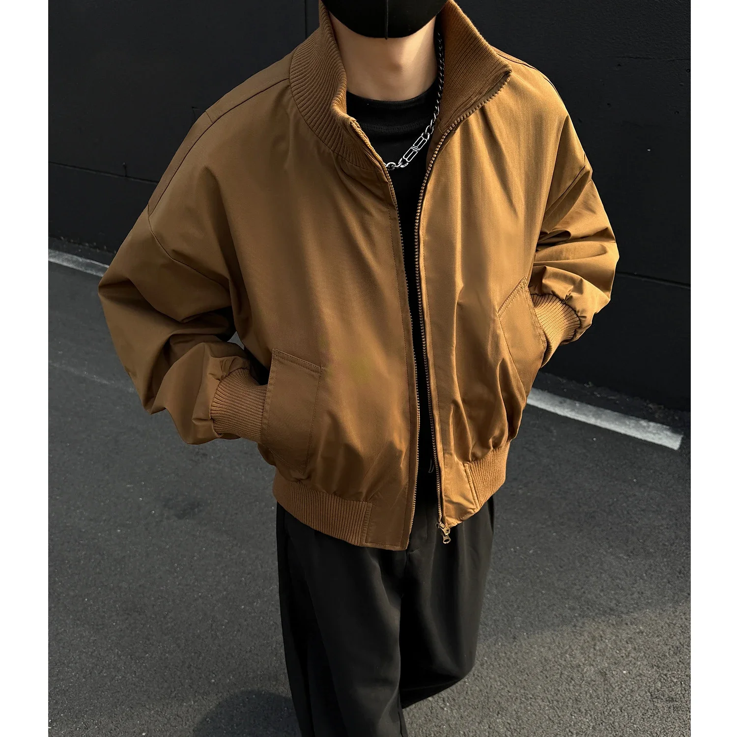 Men's Vintage Oversized Bomber Jacket