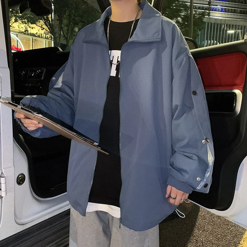 Men's Snap Button Hiphop Pilot Jacket