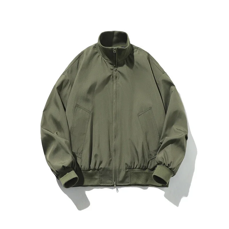 Men's Oversized Cropped Vintage Bomber Jacket